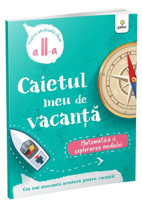 Copertă produs Matematică și explorarea mediului - clasa II-a. Caietul meu de vacanță