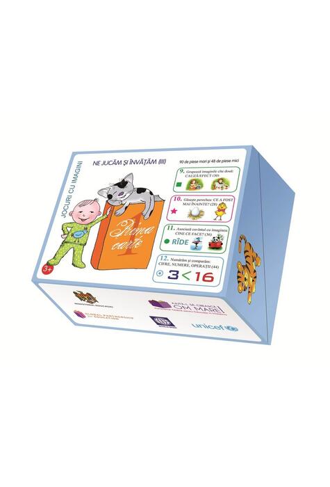 Copertă produs Jocuri cu imagini. Ne jucăm și învățăm III – Cauză-Efect. Ce a fost mai înainte?
