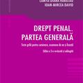 Copertă produs Drept penal. Partea generala. Teste grila pentru seminare, examene de an si licenta. Editia a 3-a - gallery small 