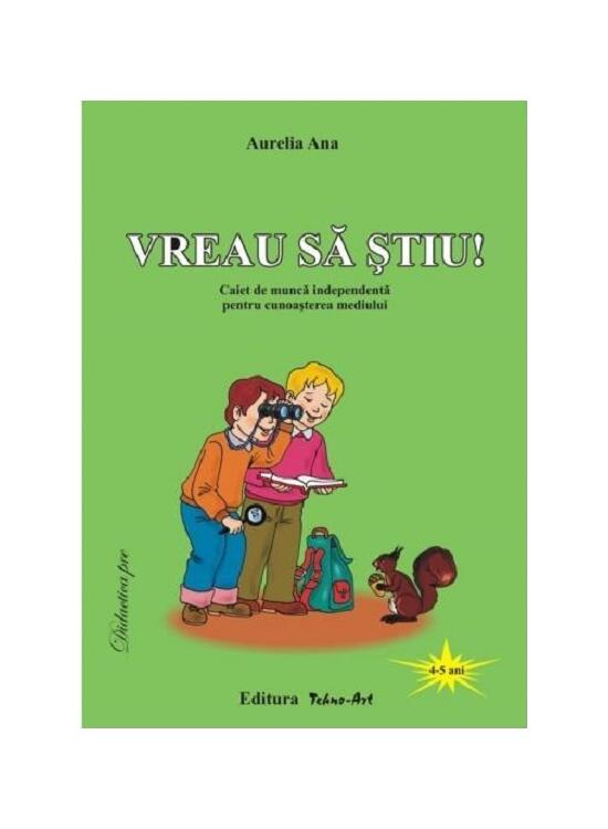 Copertă produs Vreau să știu! Caiet de muncă independentă pentru cunoașterea mediului - gallery big 1