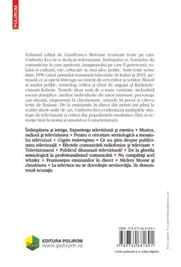 Copertă produs Despre televiziune. Scrieri 1956‑2015