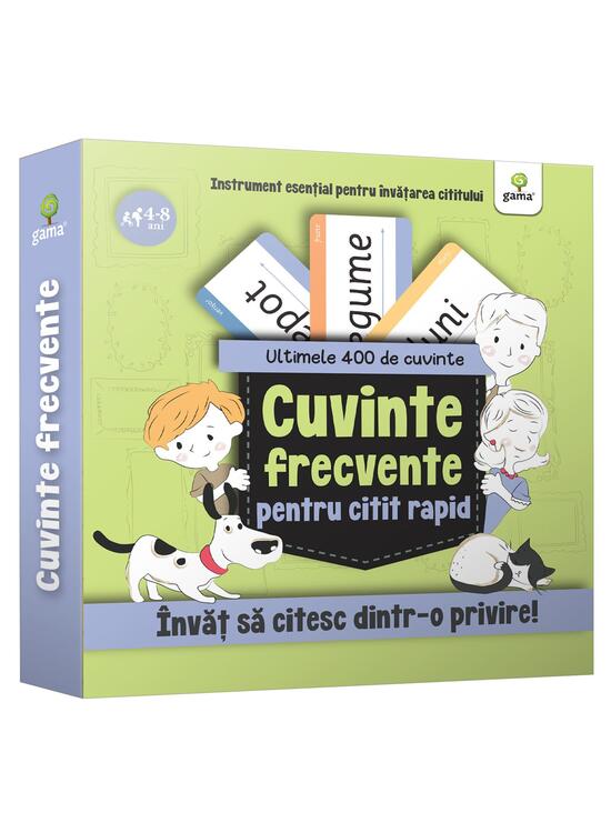 Copertă produs Kit Ultimele 400 de cuvinte frecvente de citit rapid - gallery big 1