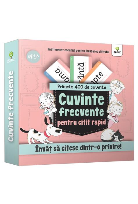 Copertă produs Kit Primele 400 de cuvinte frecvente de citit rapid
