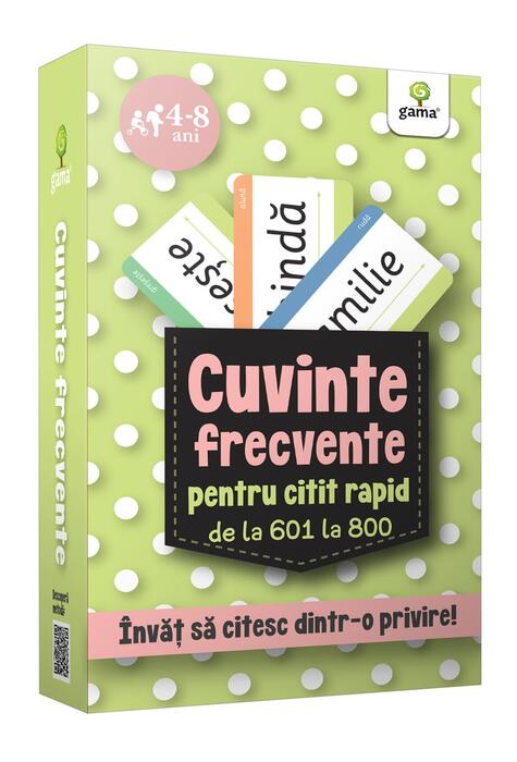 Copertă produs Cuvinte frecvente pentru citit rapid de la 601 la 800