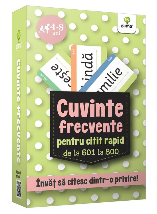 Copertă produs Cuvinte frecvente pentru citit rapid de la 601 la 800 - gallery big 1