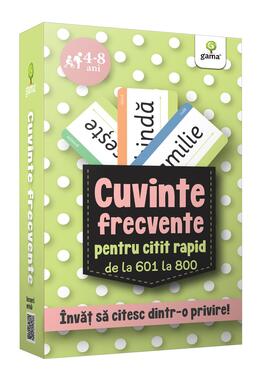 Copertă produs Cuvinte frecvente pentru citit rapid de la 601 la 800