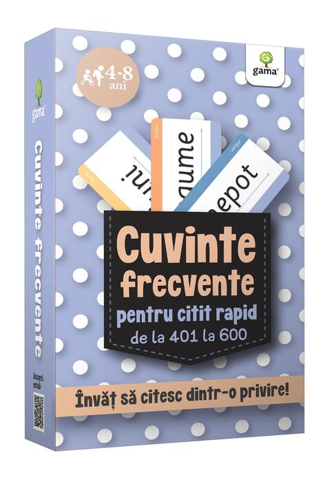 Copertă produs Cuvinte frecvente pentru citit rapid de la 401 la 600