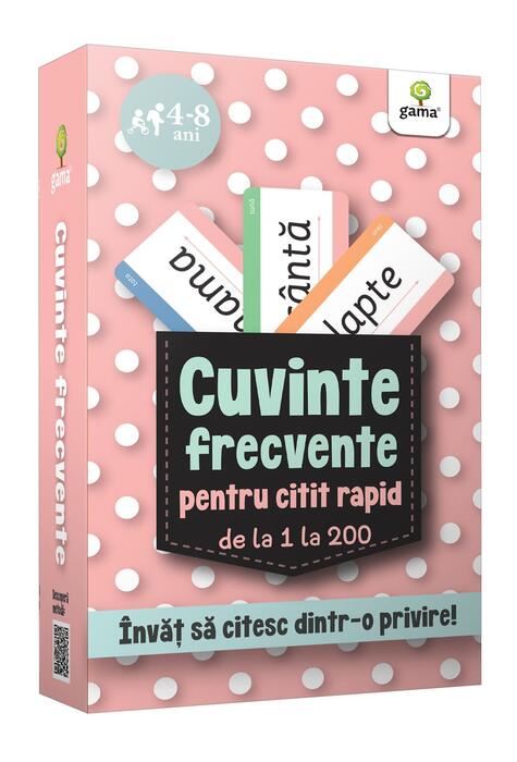 Copertă produs Cuvinte frecvente pentru citit rapid de la 1 la 200