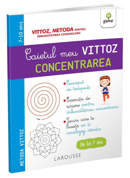 Copertă produs Caietul meu Vittoz: Concentrarea - gallery big 1