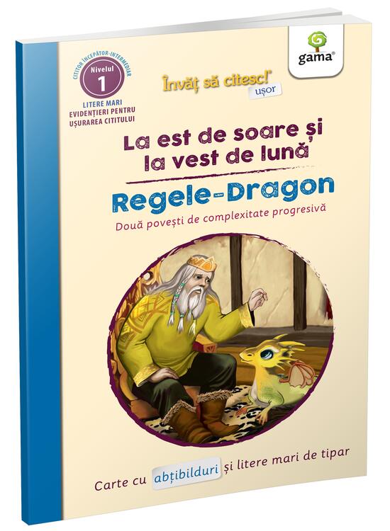 Copertă produs La est de soare și la vest de lună - Regele Dragon. &Icirc;nvăț să citesc ușor - gallery big 1