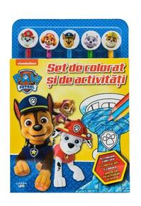Copertă produs Patrula Cățelușilor. Set de colorat și de activități (conține 5 creioane și 5 radiere)