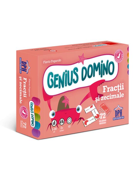 Copertă produs Genius domino: Fracții și zecimale - gallery big 1