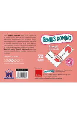Copertă produs Genius domino: Fracții și zecimale