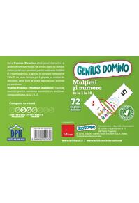 Copertă produs Genius domino: Cantități - Potrivirea numerelor și a cantităților p&acirc;nă la 10