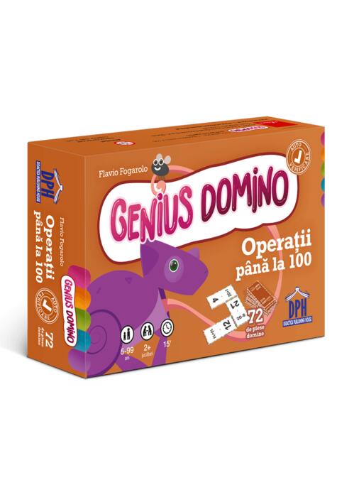 Copertă produs Genius domino: Operații p&acirc;nă la 100