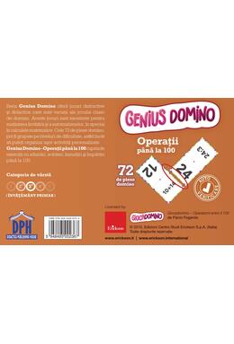 Copertă produs Genius domino: Operații p&acirc;nă la 100