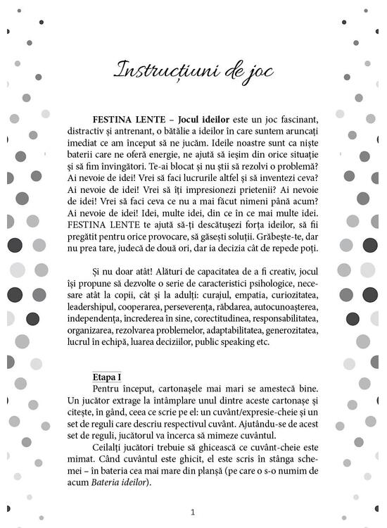 Copertă produs Festina Lente. Jocul Ideilor - gallery big 8