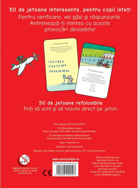 Copertă produs Jocuri de istețime. 50 de jetoane - gallery big 2