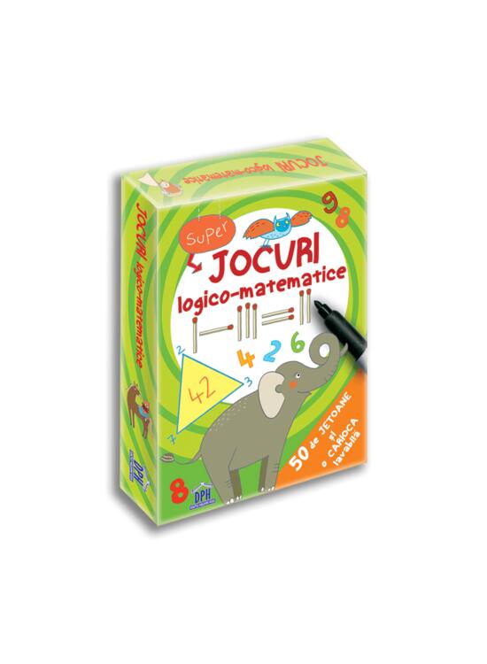 Copertă produs Jocuri logico-matematice. 50 de jetoane - gallery big 1