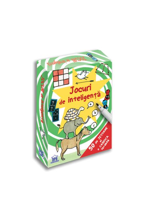 Copertă produs Jocuri de inteligență. 50 de jetoane