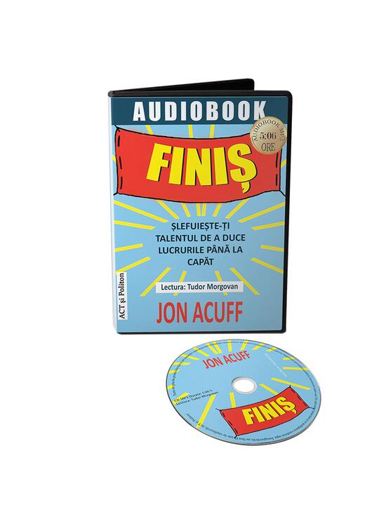 Copertă produs Finiș. Șlefuiește-ți talentul de a duce lucrurile p&acirc;nă la capăt CD - gallery big 1