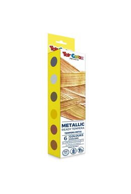 Copertă produs Tempera culori metalizate, 6 culori/set (25ml). Toy Color