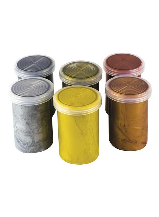 Copertă produs Tempera culori metalizate, 6 culori/set (25ml). Toy Color - gallery big 2