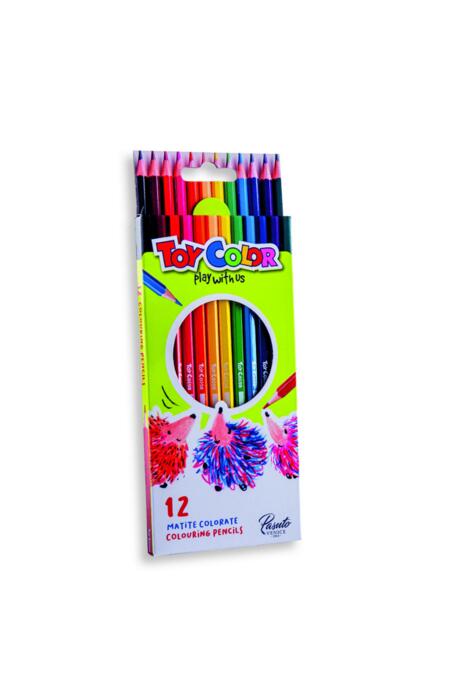 Copertă produs Creioane colorate, 12 cul/set. Toy Color