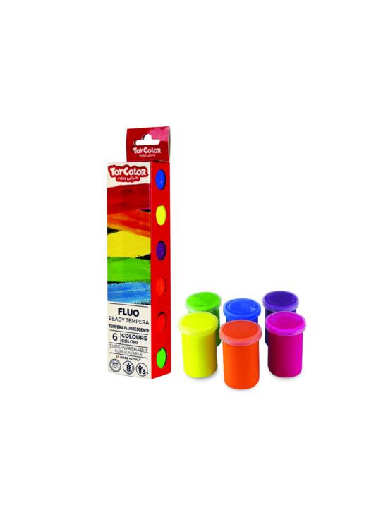 Copertă produs Tempera fluorescentă 6 culori (25 ml). Toy Color - gallery big 1