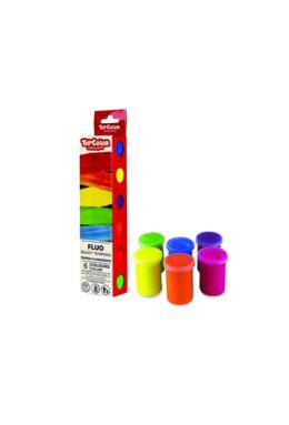 Copertă produs Tempera fluorescentă 6 culori (25 ml). Toy Color