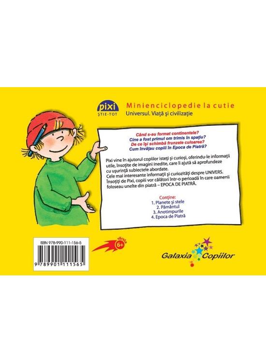 Copertă produs Pixi ştie-tot. Minienciclopedie la cutie: Universul. Viață și civilizație - gallery big 2