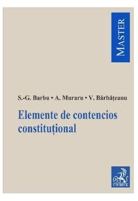 Copertă produs Elemente de contencios constituțional