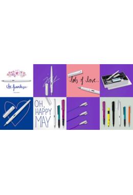 Copertă produs Set stilou caligrafic Lamy Joy 15 negru. V&acirc;rfuri 1.5 / 1.1 / 1.9 + patroane T10