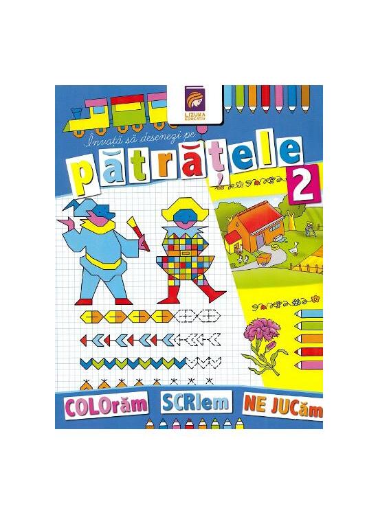 Copertă produs &Icirc;nvață să desenezi pe pătrățele 2. Carte de colorat - gallery big 1