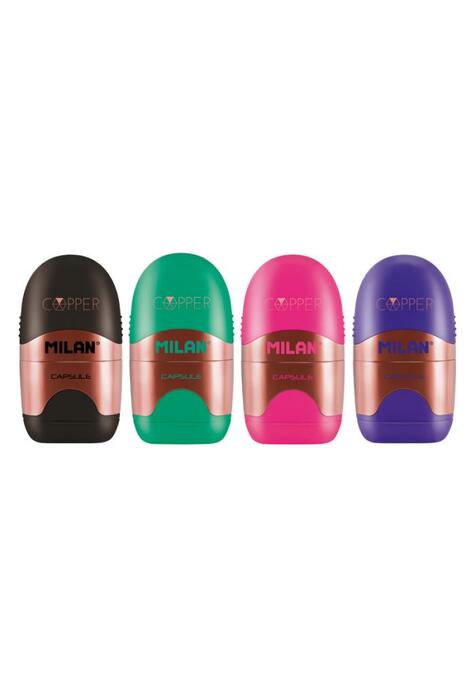 Copertă produs Ascuțitoare cu radieră Milan Copper Compact