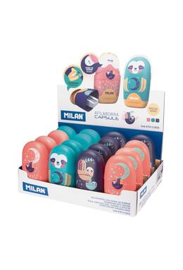 Copertă produs Ascuțitoare cu radieră Milan Capsule Cuddles