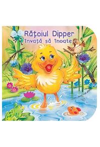 Copertă produs Povești cu animale. Rățoiul Dipper &icirc;nvață să &icirc;noate