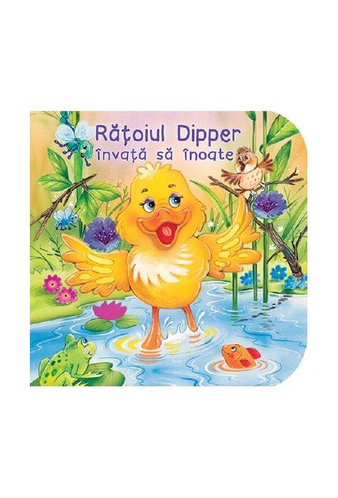 Copertă produs Povești cu animale. Rățoiul Dipper &icirc;nvață să &icirc;noate
