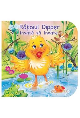 Copertă produs Povești cu animale. Rățoiul Dipper &icirc;nvață să &icirc;noate