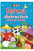 Ferma distractivă. Carte de colorat. Ediție bilingvă (Rom&acirc;nă - Engleză)