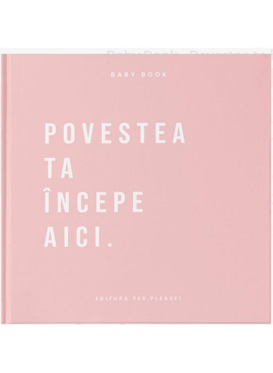 Copertă produs Baby Book - Povestea ta &icirc;ncepe aici (roz) - gallery big 1