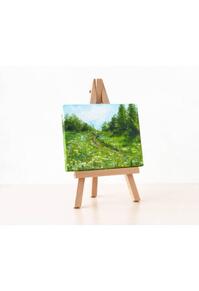 Copertă produs Mini Șevalet cu P&acirc;nză DACO, Șevalet 9x16 cm, P&acirc;nză 10x12 cm