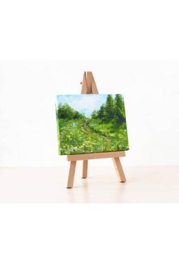 Copertă produs Mini Șevalet cu P&acirc;nză DACO, Șevalet 9x16 cm, P&acirc;nză 10x12 cm