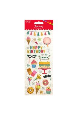 Copertă produs Abțibild DACO Fantezia, Happy Birthday - AB056