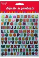 Abțibild DACO Lipește și zâmbește, litere și cifre - AB038