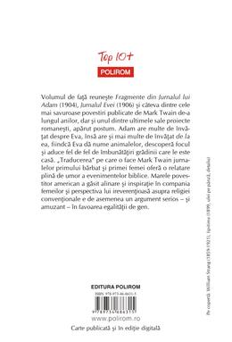 Copertă produs Jurnalul lui Adam și al Evei și alte povestiri (Top 10+)
