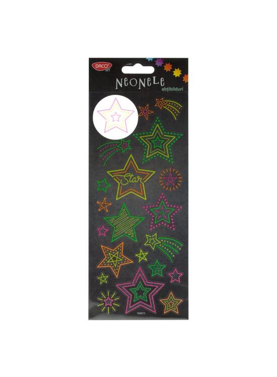 Copertă produs Abțibild DACO Neonele, stele - AB051 - gallery big 1