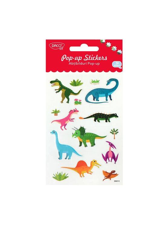 Copertă produs Abțibild DACO pop-up, dinozauri - AB125 - gallery big 1