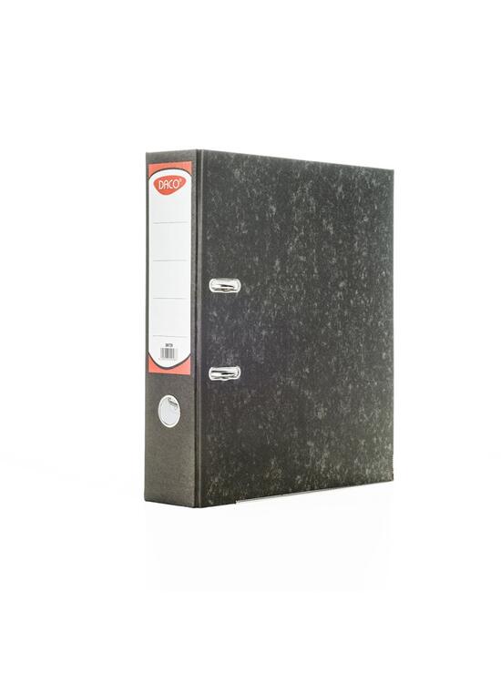 Copertă produs Biblioraft marmorat 75 mm DACO, negru - gallery big 2