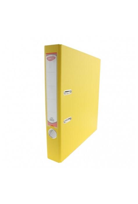 Copertă produs Biblioraft plastifiat 50 mm DACO, galben - BP150G